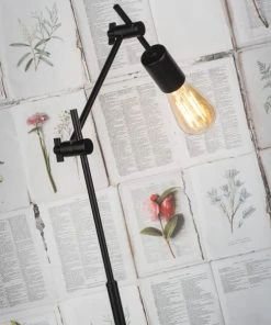 It's About Romi Lampadaire Noir H170cm -Boutique Belamp lampadaire noir h170cm 2