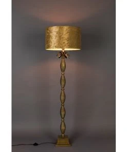 Dutchbone Lampadaire Palmier En Métal Or -Boutique Belamp lampadaire palmier en metal or 3