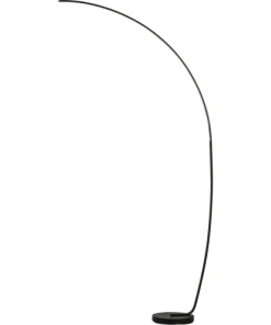 ATHM DESIGN Lampadaire Pied Métal Noir