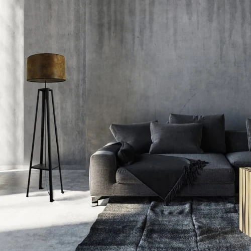 Metropolight Lampadaire Simili Cuir/métal H170,5cm 2 Metropolight Lampadaire Simili Cuir/métal H170,5cm – Image 2