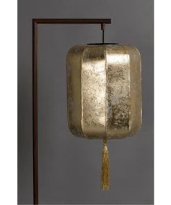 Dutchbone Lampadaire Style Lanterne Japonaise Or -Boutique Belamp lampadaire style lanterne japonaise or 3