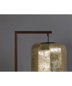Dutchbone Lampadaire Style Lanterne Japonaise Or -Boutique Belamp lampadaire style lanterne japonaise or 4