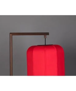 Dutchbone Lampadaire Style Lanterne Japonaise Rouge -Boutique Belamp lampadaire style lanterne japonaise rouge 4