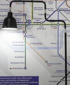 It's About Romi Lampadaire Sur Pied Noir H150cm -Boutique Belamp lampadaire sur pied noir h150cm 3