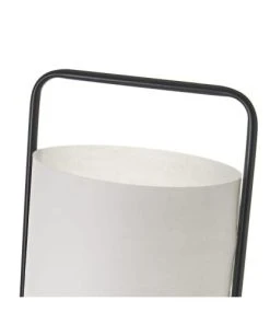 Unimasa Lampadaire Table En Métal Noir Et Abat-jour Blanc H150cm -Boutique Belamp lampadaire table en metal noir et abat jour blanc h150cm 4