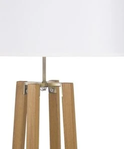 Maisons Du Monde Lampadaire Trépied En Chêne Et Abat-jour Blanc H160 -Boutique Belamp lampadaire trepied en chene et abat jour blanc h160 1000 0 16 174471 2