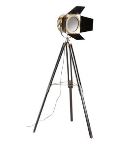 Maisons Du Monde Lampadaire Trépied En Métal Cuivré H 174 Cm CONQUÉRANT