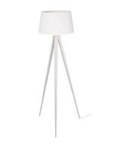 Altobuy Lampadaire Trépied En Bois Et Abat-jour Tissu Taupe -Boutique Belamp lampadaire trepied en metal et abat jour tissu blanc clayton