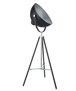 Maisons Du Monde Lampadaire Trépied En Métal Noir H 145 Cm PHOTOGRAPHE