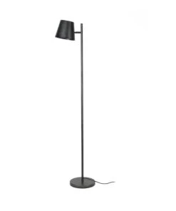 Lampea Lampadaire Vintage En Métal Noir 157 Cm