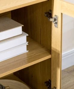 HOMCOM Lot De 2 Buffets - 2 X 2 Portes Vitrines Verre Avec étagères -Boutique Belamp lot de 2 buffets 2 x 2 portes vitrines verre avec etageres 3