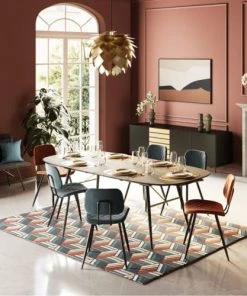 Zago Meuble Buffet 3 Portes, 3 Tiroirs Chêne Gala -Boutique Belamp meuble buffet 3 portes 3 tiroirs chene gala 2