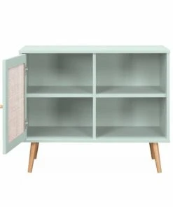 Alice's Garden Meuble De Rangement En Cannage, Vert Céladon -Boutique Belamp meuble de rangement en cannage vert celadon 3