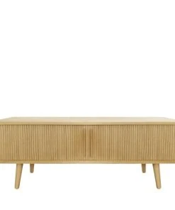 Woodman Meuble TV En Bois L138xH49,5cm Bois Clair