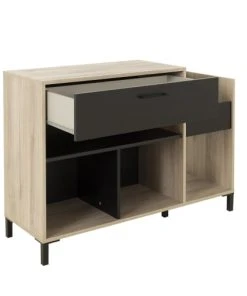 Diagone Meuble Vinyles Naturel -Boutique Belamp meuble vinyles naturel 2