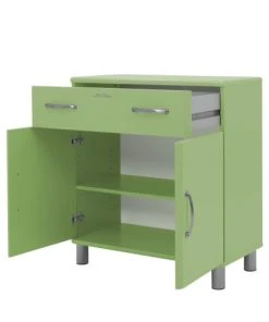 Tenzo Petit Buffet Vintage L86cm Vert 10 Tenzo Petit Buffet Vintage L86cm Vert -Boutique Belamp petit buffet vintage l86cm vert 4