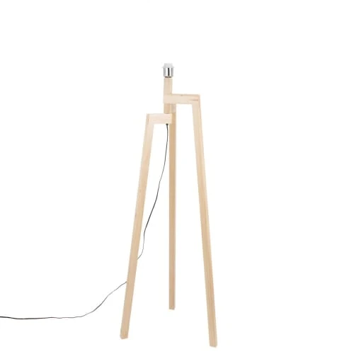 Maisons Du Monde Pied De Lampadaire En Hévéa Clair H132 2 Maisons Du Monde Pied De Lampadaire En Hévéa Clair H132 – Image 2