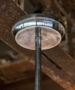 PIB Plafonnier Art Nouveau En Métal Argenté -Boutique Belamp plafonnier art nouveau en metal argente 4