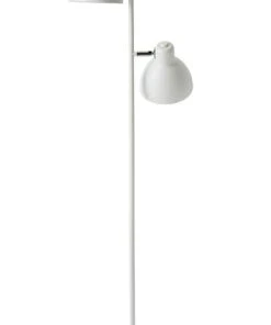 Dyberg Larsen Skagen - Lampadaire En Métal Blanc Mat Et Chrome, H 160 Cm D 16 Cm -Boutique Belamp skagen lampadaire en metal blanc mat et chrome h 160 cm d 16 cm skagen