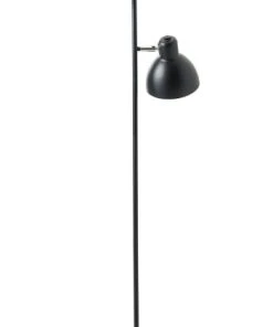 Dyberg Larsen Skagen - Lampadaire En Métal Blanc Mat Et Chrome, H 160 Cm D 16 Cm -Boutique Belamp skagen lampadaire en metal noir mat et chrome h 160 cm d 16 cm skagen