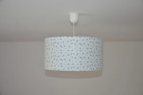 Belamp Suspension Coquillage Bleu Diamètre 40 Cm 2 Belamp Suspension Coquillage Bleu Diamètre 40 Cm – Image 2