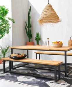 Maisons Du Monde Suspension D'extérieur En Fibre De Halfa Tressée Main -Boutique Belamp suspension d exterieur en fibre de halfa tressee main 1000 4 18 225764 7