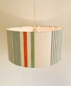 Belamp Suspension En Tissu Foutas Blanc Bleu - Diamètre 30 Cm -Boutique Belamp suspension en tissu foutas blanc bleu diametre 30 cm 2