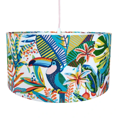 Belamp Suspension En Tissu Tropical Diamètre 35 Cm 1 Belamp Suspension En Tissu Tropical Diamètre 35 Cm