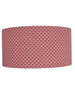 Belamp Suspension Eventail Rouge Et Or Diamètre 20 Cm