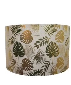 Belamp Suspension Feuillage Doré Diamètre 35 Cm